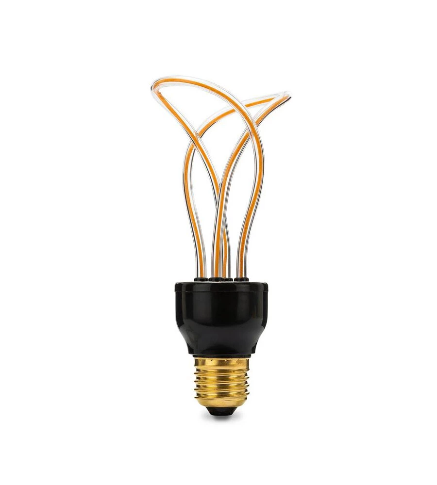 Lampadina led decorativa "doppio irregolare" 480 lm, e27