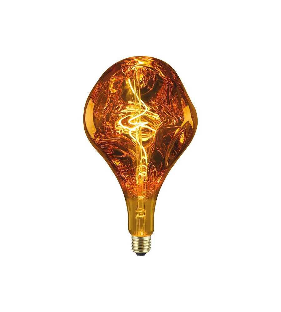 Lampadina led decorativa "alien" bronzo 120 lm, e27