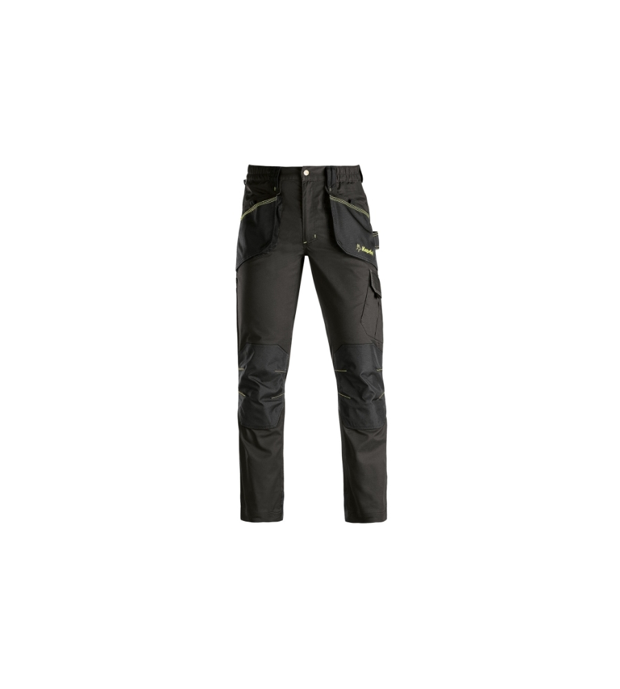 Pantaloni da lavoro slick nero, tg m - kapriol