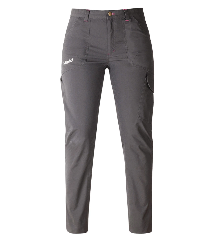 Pantaloni da lavoro cargo donna grigio, tg s - kapriol