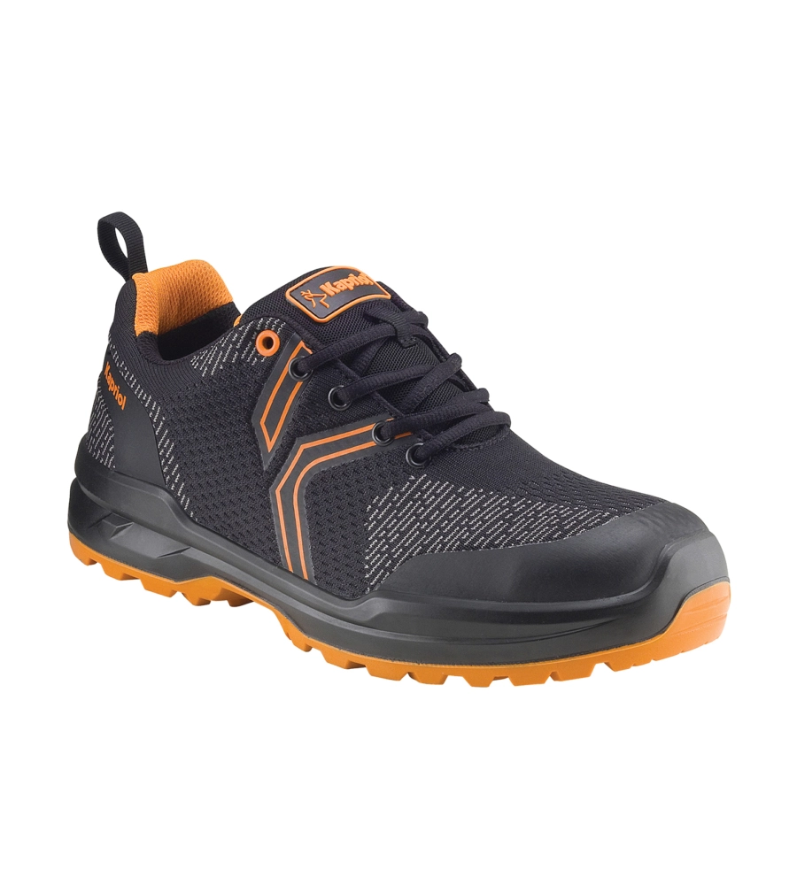 Scarpe antinfortunistiche da lavoro mars nero/arancio s1p src, tg 40 - kapriol