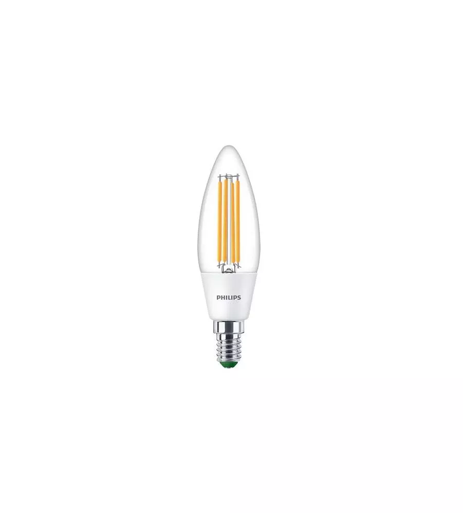 Lampadina led philips oliva e lustre 2,3w 4000k, e27