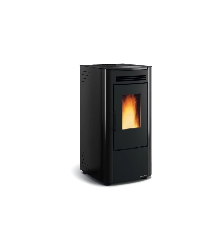 Stufa a pellet la nordica + extraflame "ketty 5.0" nero 6,5 kw