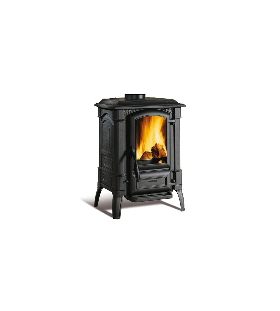 Stufa a legna la nordica + extraflame "giulietta" nero 6,5 kw