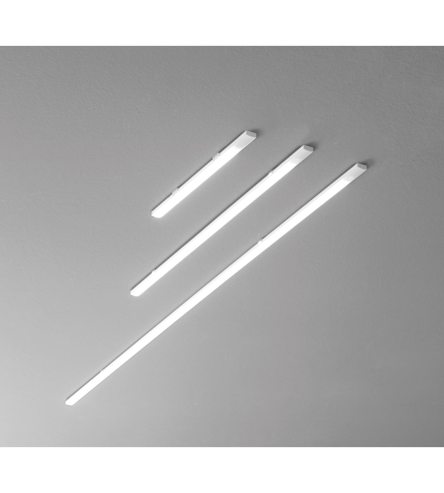 Barra sottopensile led "unix 30" con diffusore silver, 400 lm 4000 k