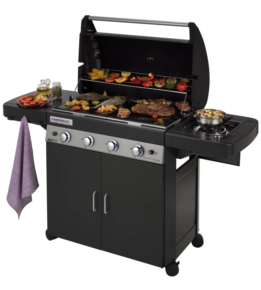 Barbecue a gas 4 series classic ls plus dark dualg - campingaz