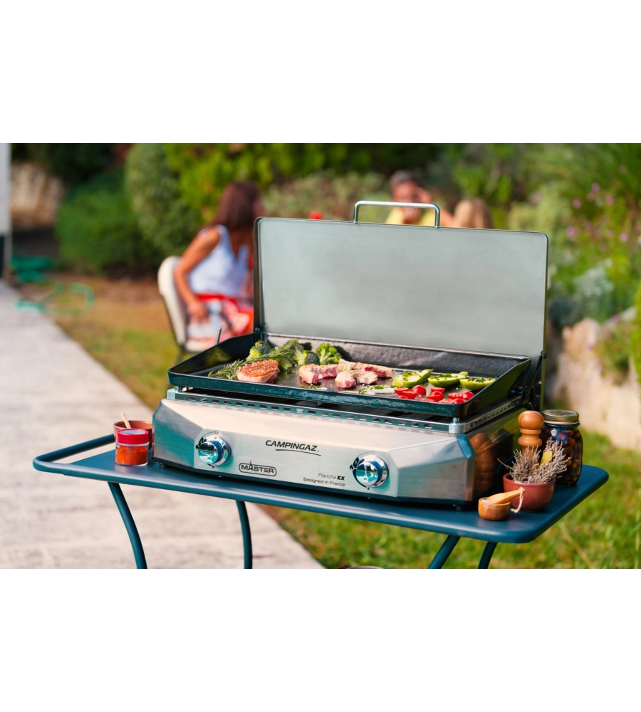 Barbecue da appoggio master plancha ex a gas - campingaz