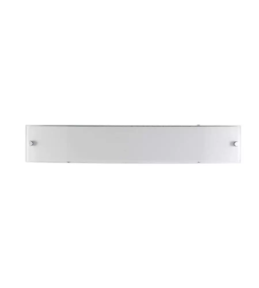 Applique led in metallo e vetro satinato 4000k, 12w