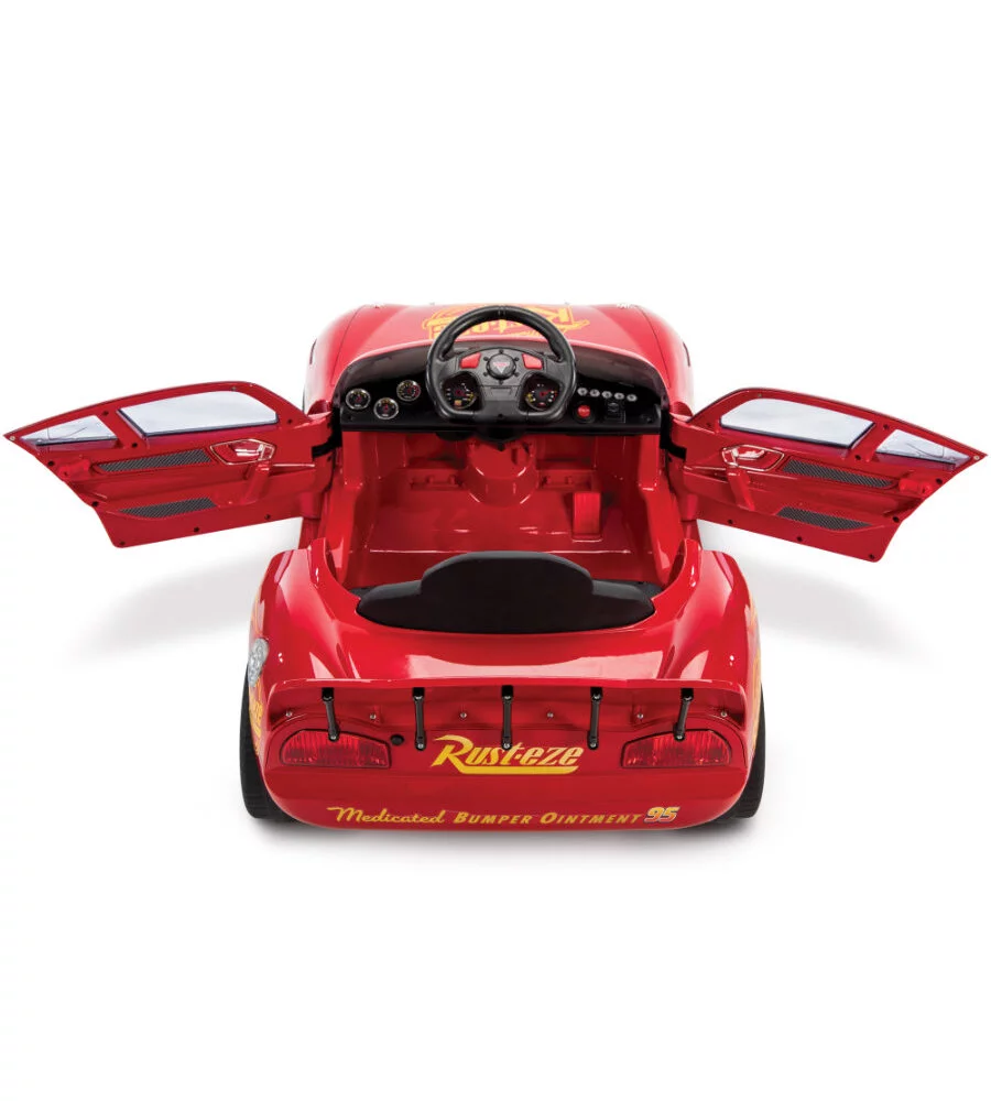 Auto elettrica per bambini a batteria 6v, modello saetta mcqueen cars