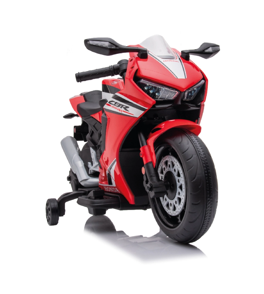 Moto per bambini elettrica a batteria 12 volt, colore rosso - honda