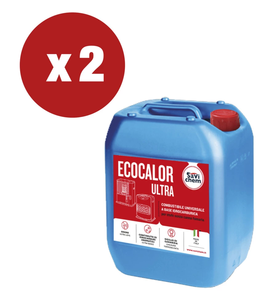 Combustibile ecocalor ultra 2 taniche da 18lt - savichem