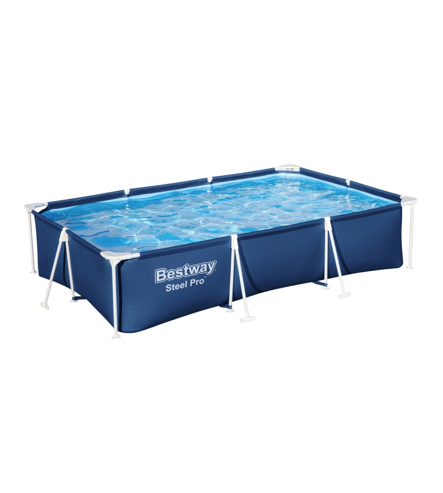 Piscina fuori terra rettangolare bestway "splash frame" 300x201x66 cm - cod. 56043