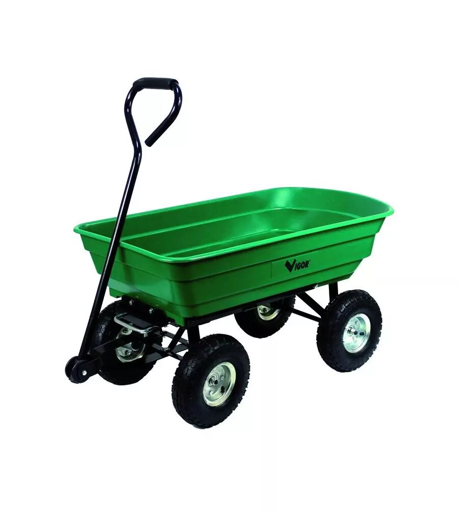 Carrello ribaltabile con 4 ruote 75 litri portata 200kg - blinky