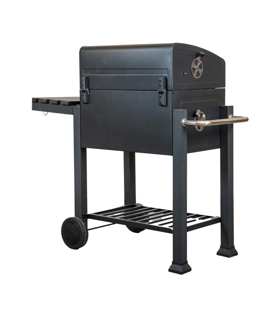 Barbecue a carbone "primo" in acciaio, 117,5x66x107,5 cm - arnold