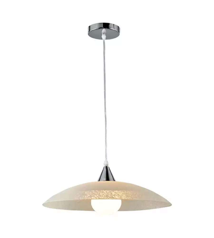 Lampada a sospensione "lente" Ø40cm, e27