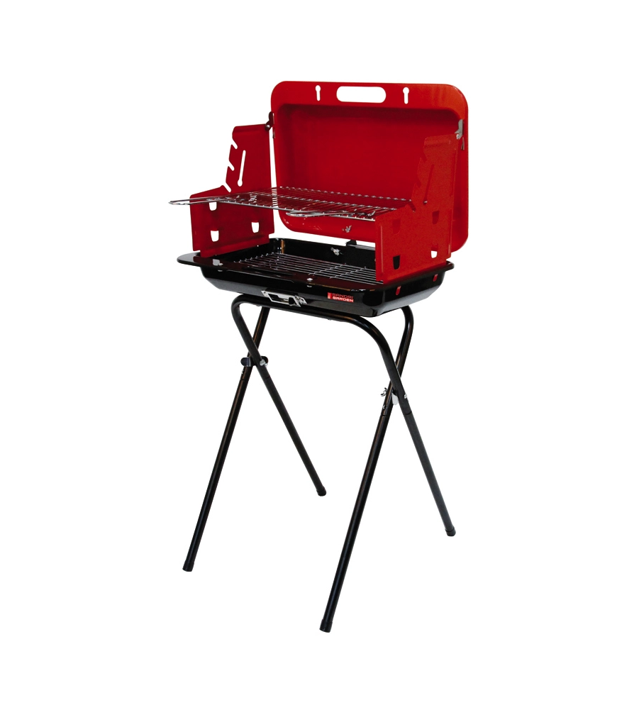 Barbecue a carbonella sg 47-33 a valigetta, 50x47x95 cm - sandrigarden