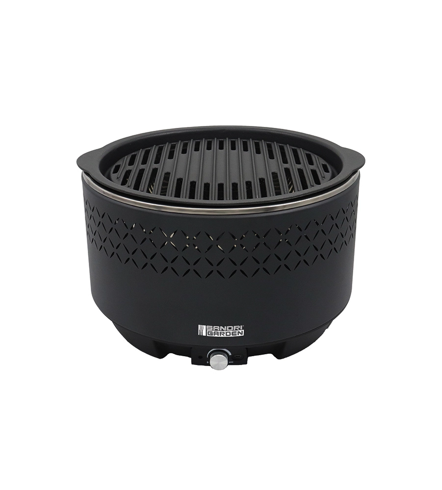 Barbecue a carbonella da tavolo portatile, diametro 34x22h cm - sandrigarden