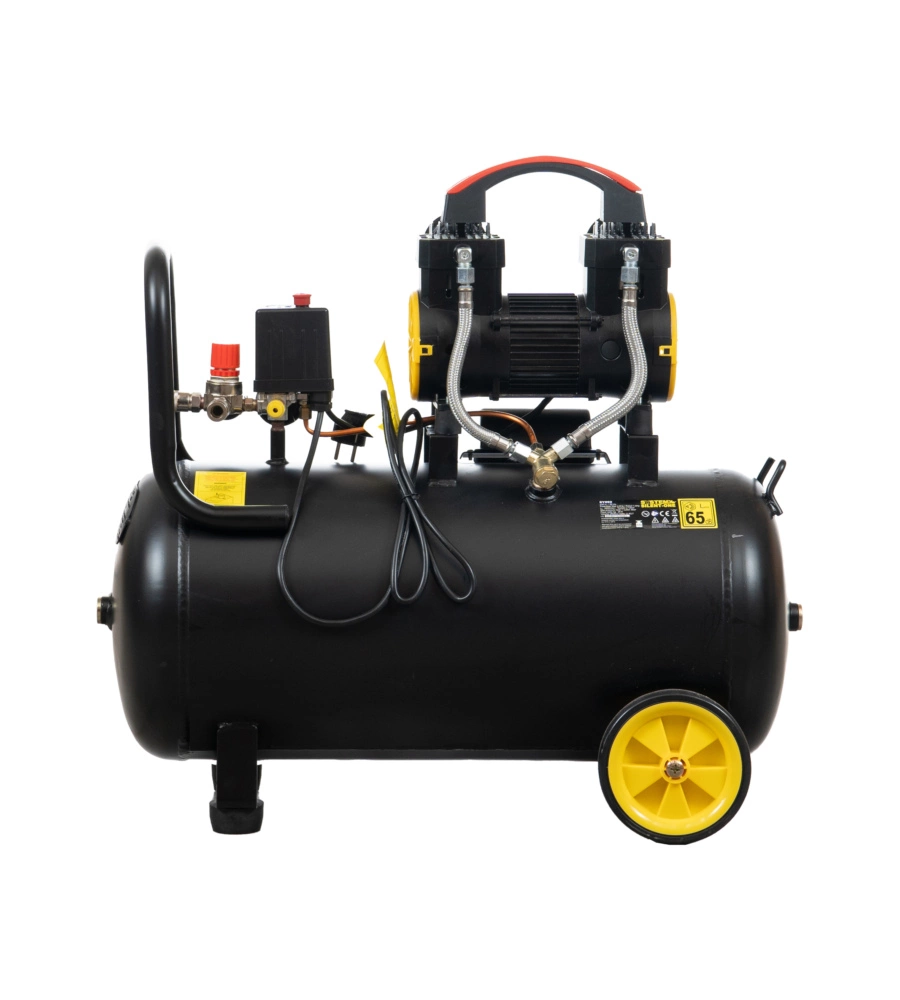 Compressore aria silenziato system+ "sy092" 50l 1,5hp