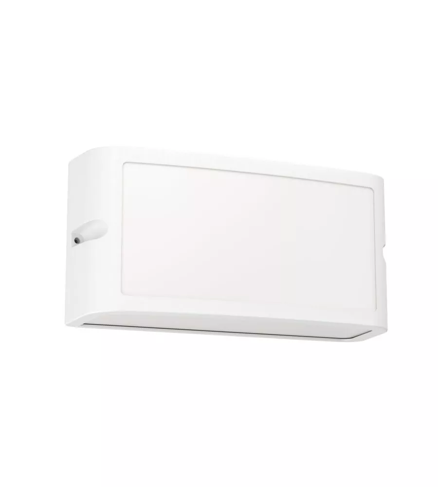 Applique per esterni "camarda" bianca a led, 1200 lm