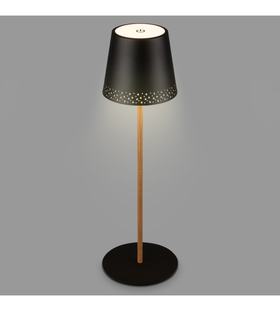 Offerta Lampada Da Tavolo Ricaricabile Nero, 280 Lm in vendita