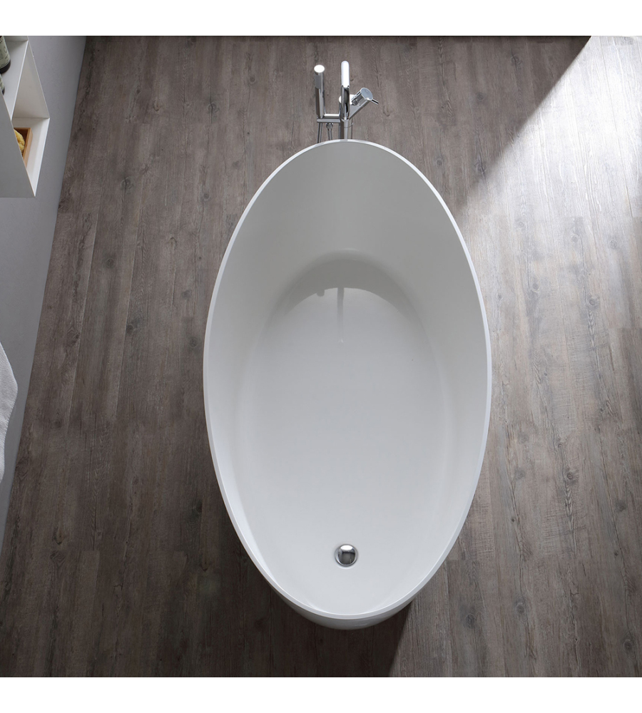 Vasca Da Bagno garda Bianco Lucido, 160, 5x80, 5x60 Cm in vendita online