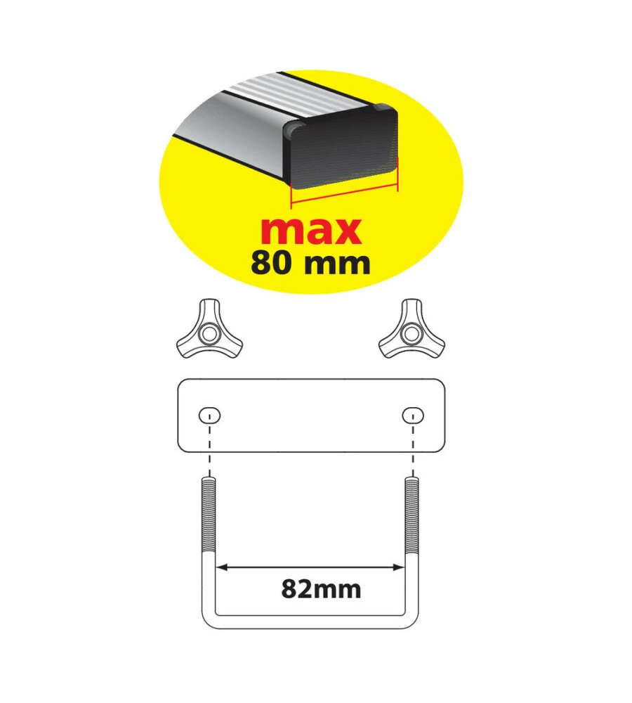 Box tetto per auto "gran-pree" in polipropilene colore nero carbone, 400 litri