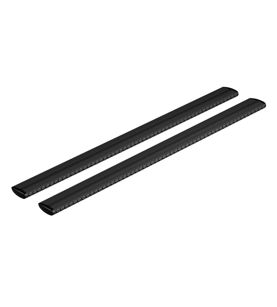 Barre portatutto "evos silenzio black" in alluminio m 120 cm - n15080