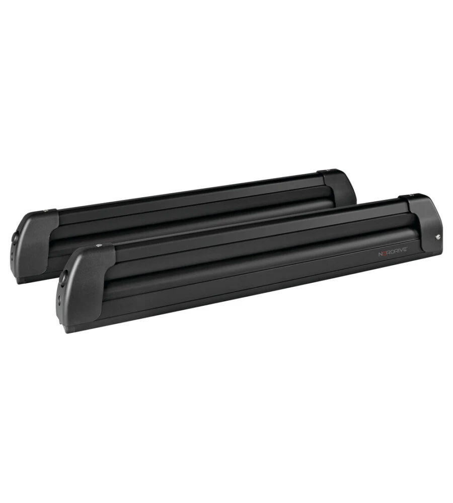 Barre portasci in alluminio "pro sliders ps-60" colore nero - n40001