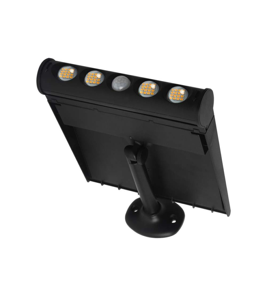 Lampada led da giardino con pannello solare, 8 w 3000 k