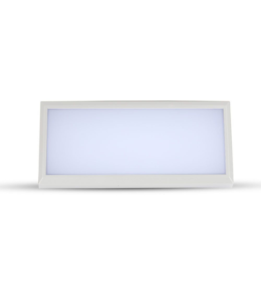 Lampada led da esterno a muro angolare bianco, 12 w 3000 k