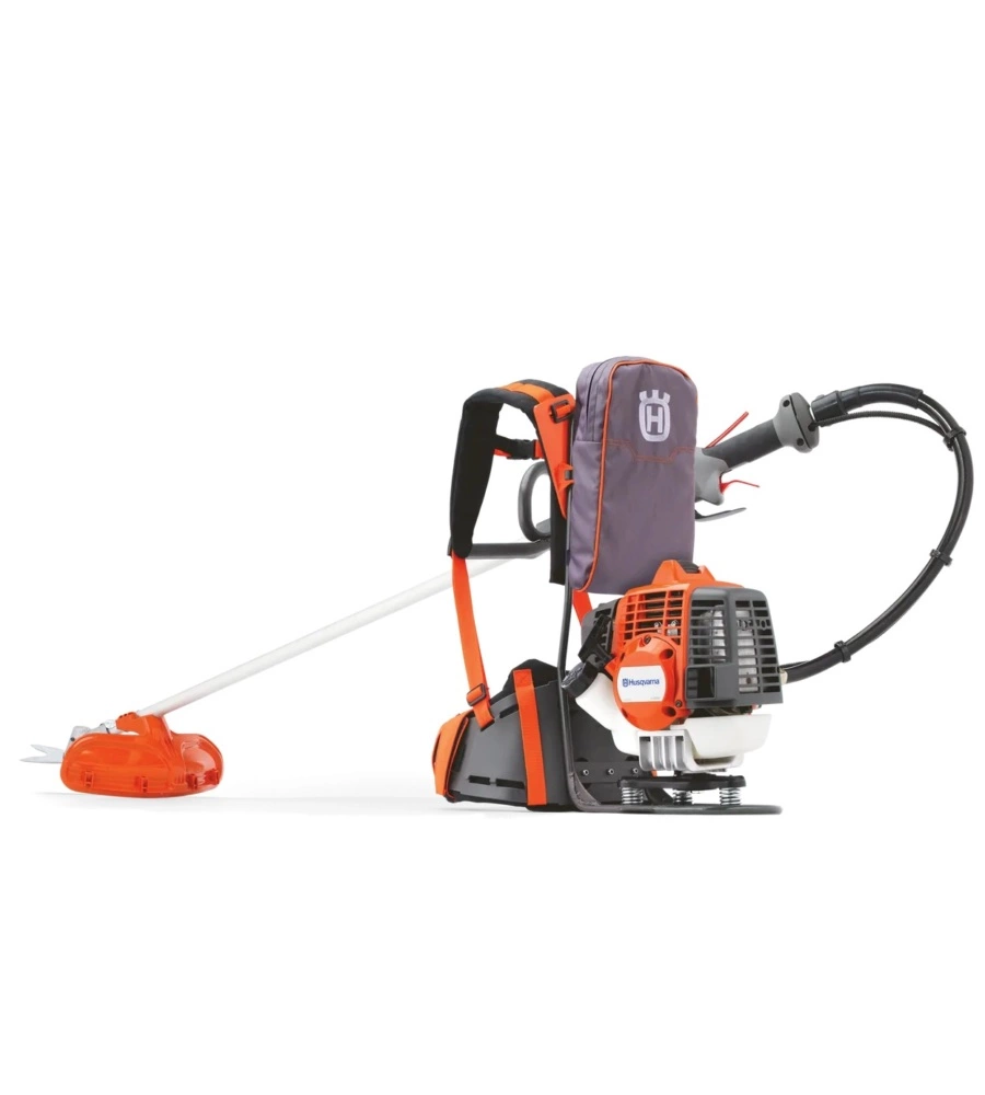 Decespugliatore a zaino professionale con motore da 50,6cc 553rbx - husqvarna