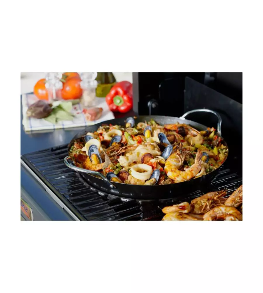 Padella per paella in acciaio per barbecue "culinary modular", diametro 29 cm - campingaz