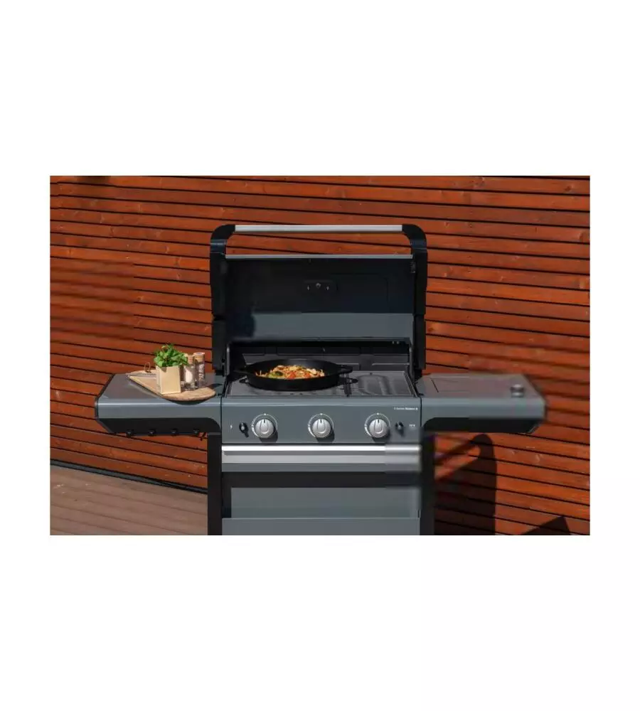 Wok in ghisa per barbecue "culinary modular", diametro 32 cm - campingaz