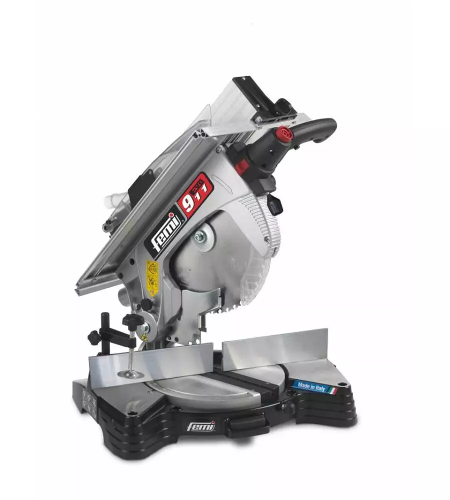 Troncatrice per legno e alluminio "911 evo" con diametro lama 305 mm, 1600 w - femi