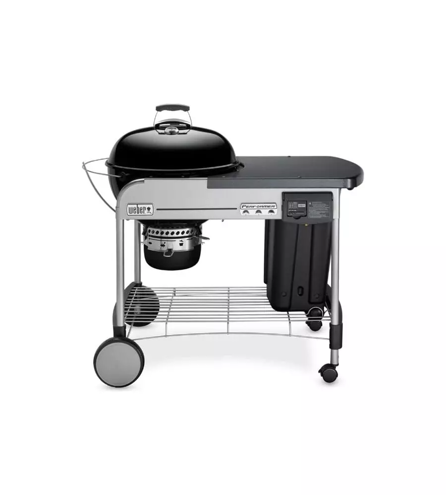 Barbecue a carbone weber "performer deluxe gbs" con griglia 57 cm