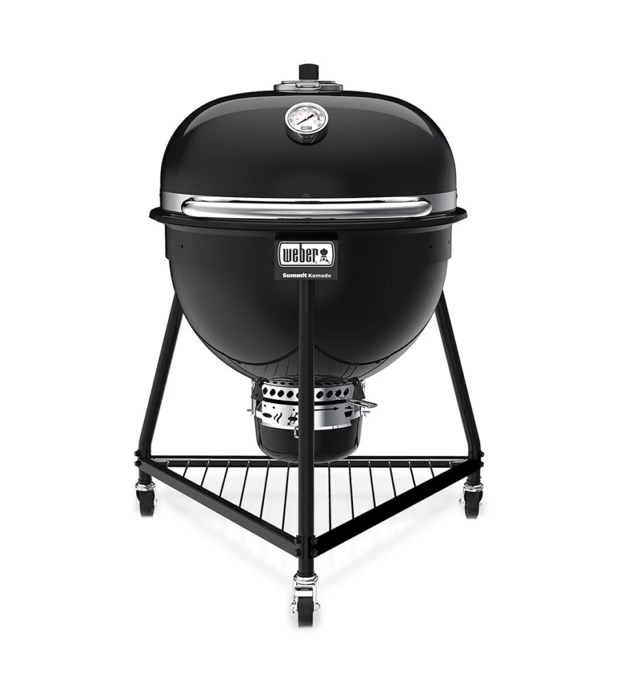 Barbecue a carbone weber "summit kamado e6" con griglia 61 cm