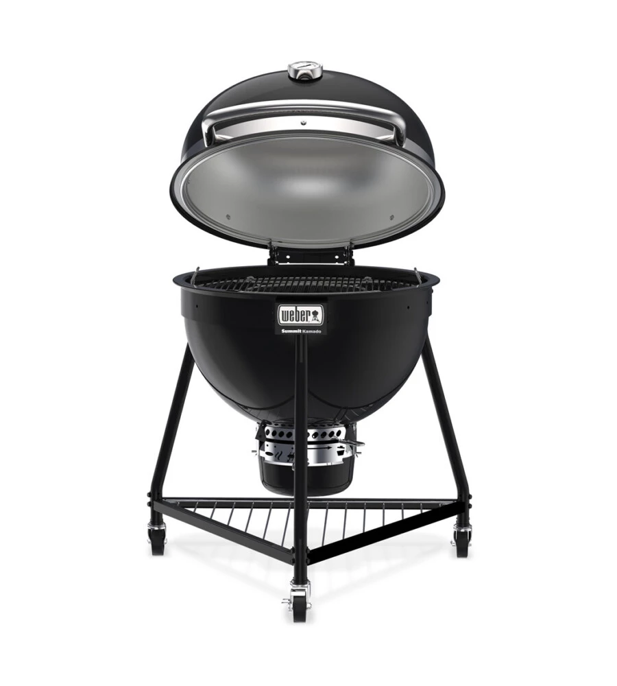 Barbecue a carbone weber "summit kamado e6" con griglia 61 cm