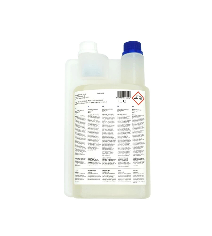 Detergente per idropulitrice lavorwash "universal" superfici esterne 1 lt