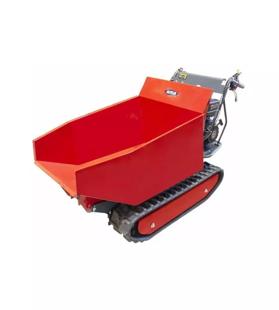 Motocarriola cingolata ama "dumper tag500td" 4t 270 cc portata 500 kg