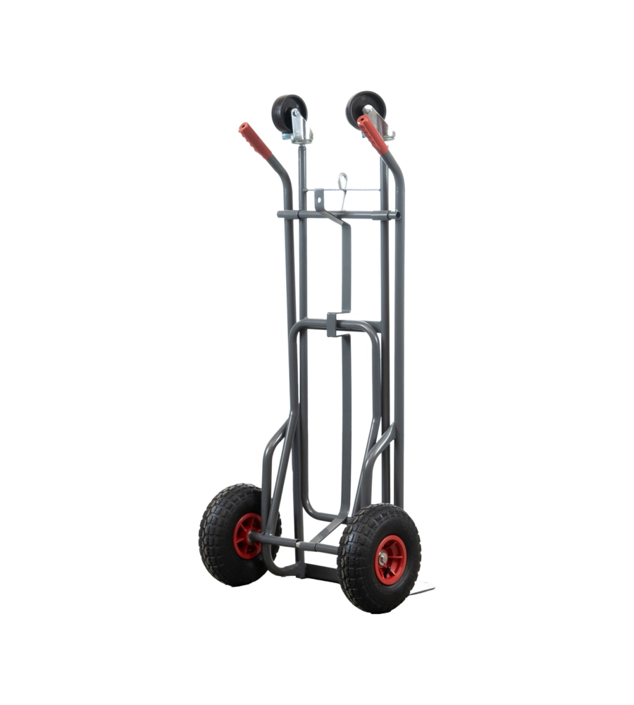 Carrello portalegna a 2 posizioni in metallo verniciato portata 250 kg 57x56x117 cm