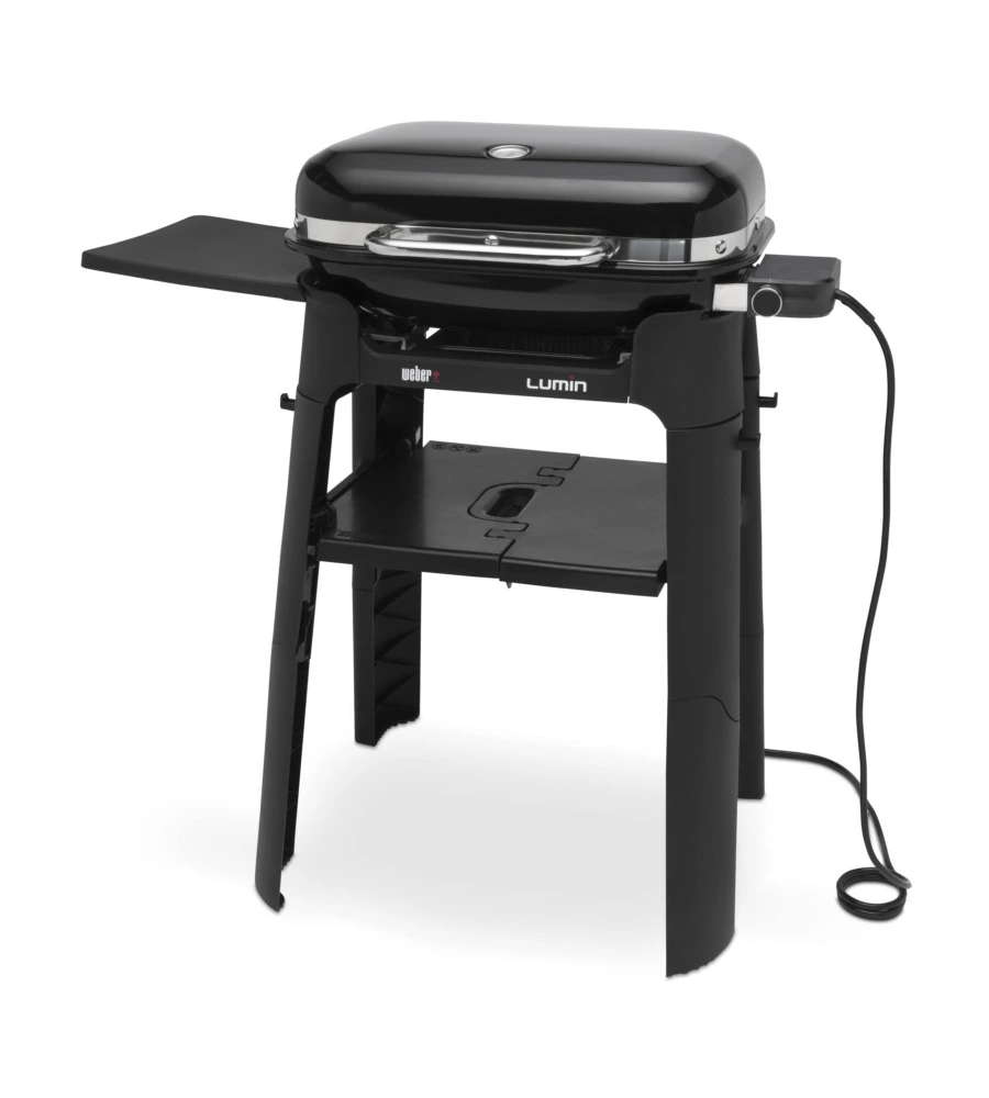 Barbecue elettrico weber "lumin e stand" con griglia 1562 cmq