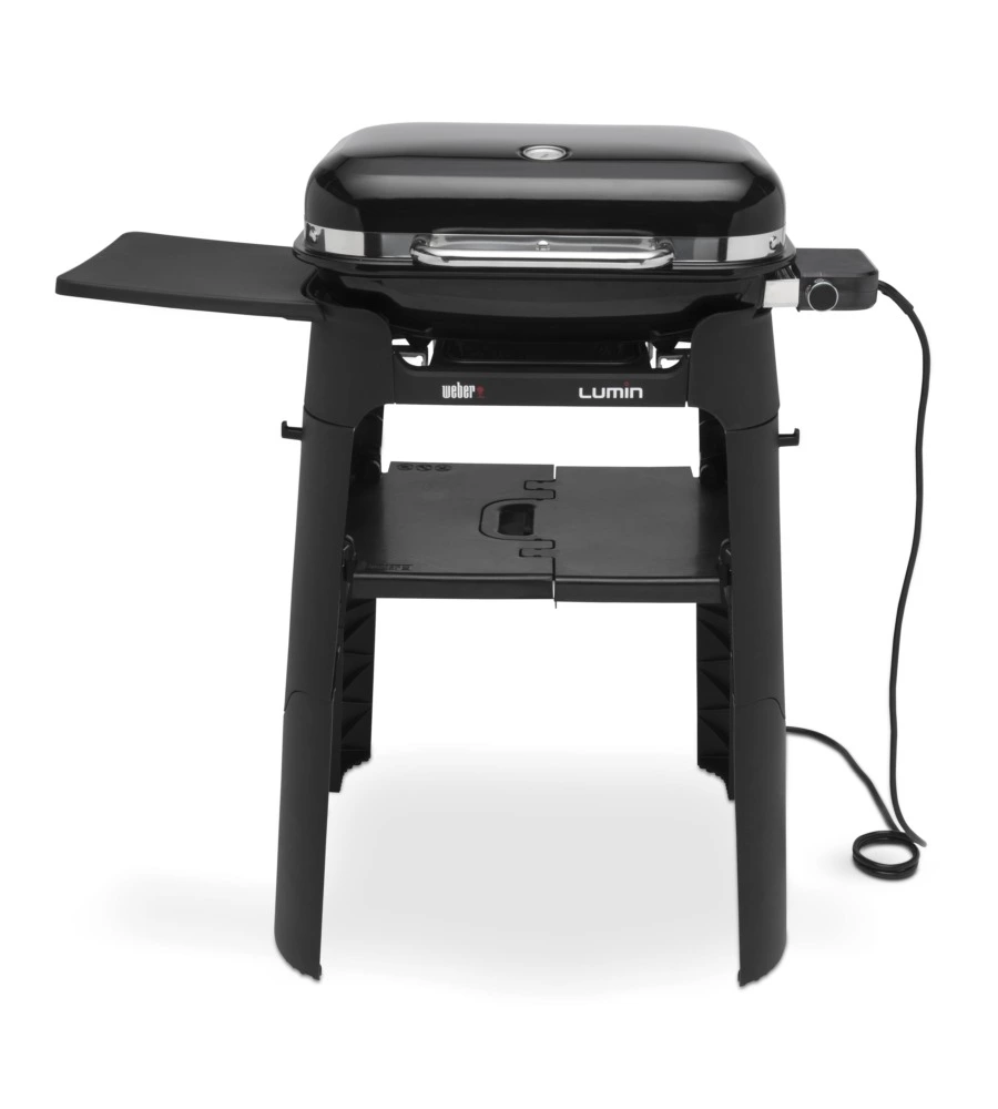 Barbecue elettrico weber "lumin e stand" con griglia 1562 cmq