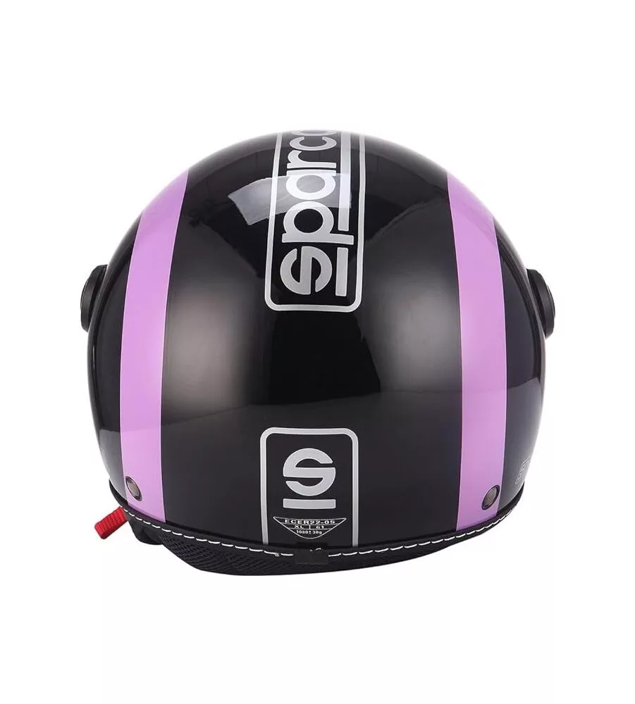 Casco moto sparco "sp501" nero/viola, tg m