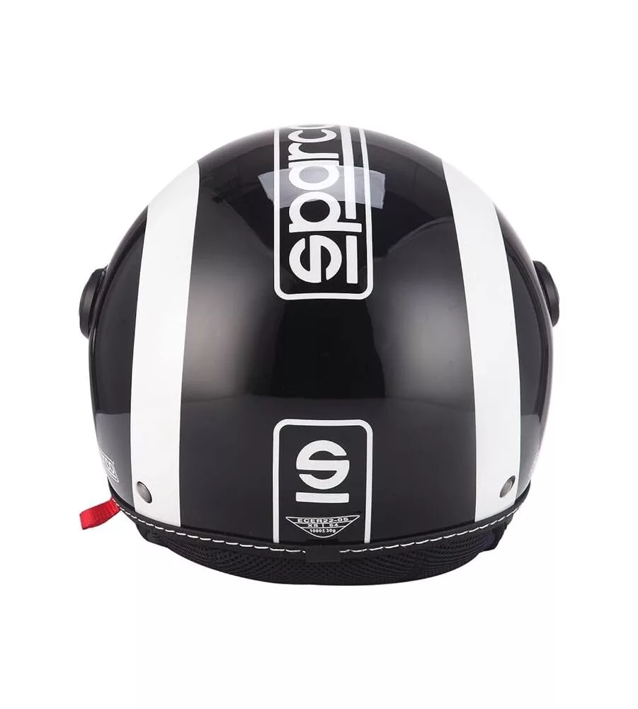 Casco moto sparco "sp501" nero/bianco, tg l