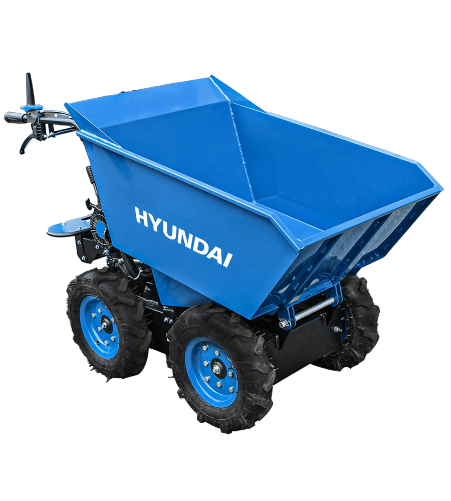 Motocarriola 4 ruote motrici a scoppio hyundai portata 300 kg - cod. 65920