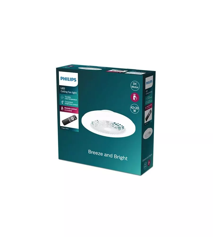 Lampada ventilatore a led philips, 6500 k