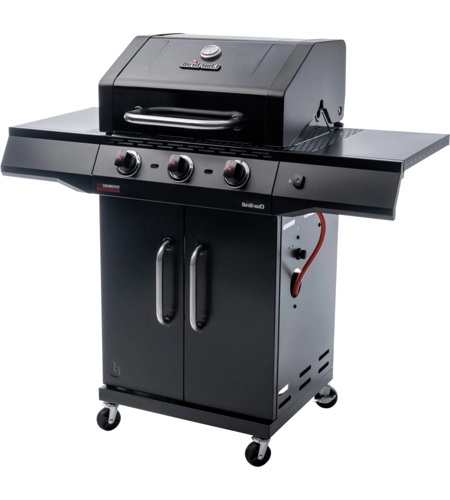 Barbecue a gas "performance core b3 cabinet" in acciaio con tre bruciatori, 119,3x57,3x115,3 cm - char-broil