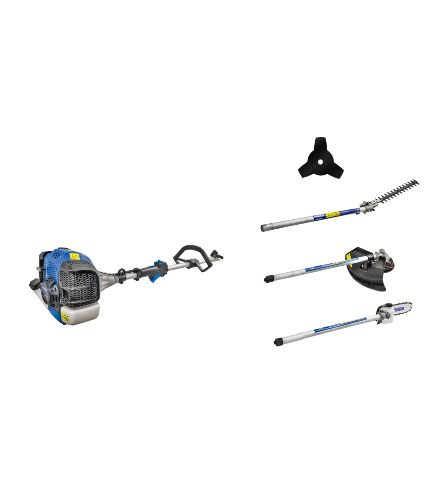 Decespugliatore a scoppio hyundai "multifunzione 4 in 1" taglio da 44 cm 2t 42,7cc - cod. 35250