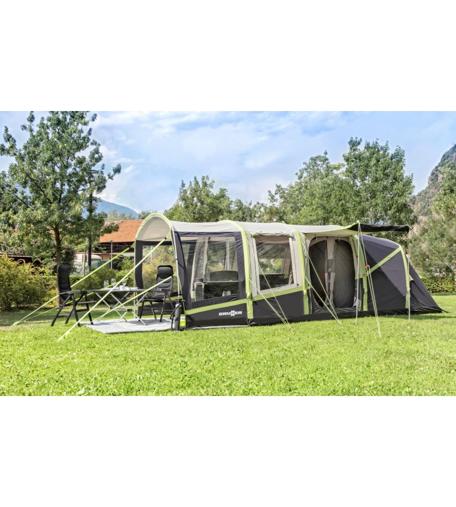 Tenda da campeggio brunner "pure 4" 4 persone 630x310x210 cm