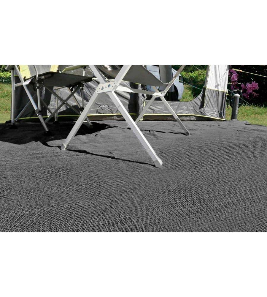 Stuoia da campeggio brunner "paragon ac" antracite e grigio 250x400 cm